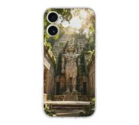 RLDOBOFE Compatible with iPhone 17 Jungle God Case Soft Slim TPU Phone Cover Drop Protection Yellowing-Resistant Stylish Pattern Shockproof Phone Case for Women Men Girls iPhone 17 Transparent