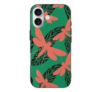 RLDOBOFE Compatible with iPhone 17 Moss Insect Wing Case Soft Slim TPU Phone Cover Drop Protection Yellowing-Resistant Stylish Pattern Shockproof Phone Case for Women Men Girls iPhone 17 Black