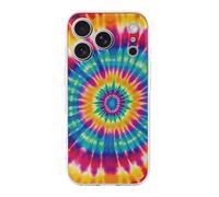 RLDOBOFE Compatible with iPhone 17 Tie Dye Pattern Case Soft Slim TPU Phone Cover Drop Protection Yellowing-Resistant Stylish Pattern Shockproof Phone Case for Women Men Girls iPhone 17 Pro