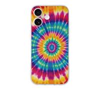 RLDOBOFE Compatible with iPhone 17 Tie Dye Pattern Case Soft Slim TPU Phone Cover Drop Protection Yellowing-Resistant Stylish Pattern Shockproof Phone Case for Women Men Girls iPhone 17
