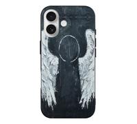 RLDOBOFE Compatible with iPhone 17 White Angel Wings Case Soft Slim TPU Phone Cover Drop Protection Yellowing-Resistant Stylish Pattern Shockproof Phone Case for Women Men Girls iPhone 17