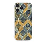 RLDOBOFE Compatible with iPhone 17 Yellow and Brown Case Soft Slim TPU Phone Cover Drop Protection Yellowing-Resistant Stylish Pattern Shockproof Phone Case for Women Men Girls iPhone 17 Pro Max