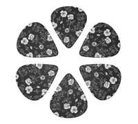 RLDOBOFE Custom Guitar Picks for Acoustic Guitar, Violin, Ukulele, Bass, 0.46mm (Pack of 6)