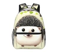 RLDOBOFE Cute Hedgehog Cute Backpack Waterproof Lightweight Casual Backpack One Size Daypack Travel Laptop Bag For Men Women