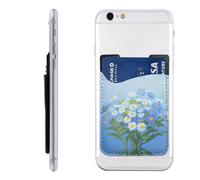 RLDOBOFE Do Not Forget Me Phone Wallet, Stick On Card Holder for Back of Phone Case - Leather Cell Phone Card Wallet Sleeve Adhesive Phone Pocket - Compatible with Most Cell Phones
