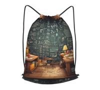 RLDOBOFE Drawstring Backpack Woemn Men Sports Gym Sack Lightweight Drawstring Bags School Math Cinch Bag Sackpack For Work Swim Travel