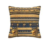 RLDOBOFE Egyptian Pharaonic Frescoes Printed Pillow Covers Soft Throw Pillow Covers Cushion Pillow Covers Square Pillowcases Decorative Cushion Case for Sofa Couch