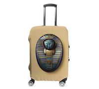 RLDOBOFE Egyptian Scarabs Travel Luggage Cover Anti Scratch Suitcase Protector Washable Elastic Baggage Cover, white, M, Stylish