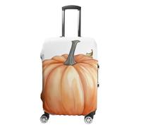 RLDOBOFE Fall Watercolor Pumpkins Baggage Cover for Travel, Washable Suitcase Covers for Home, Dustproof Luggage Protector Skins with Zippers, Protector Anti Scratch, Luggage Covers, white, XL