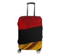 RLDOBOFE Germany Flag Baggage Cover for Travel, Washable Suitcase Covers for Home, Dustproof Luggage Protector Skins with Zippers, Protector Anti Scratch, Luggage Covers, white, Small, Luggage Case