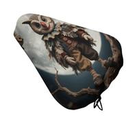 RLDOBOFE Gravestone Clown Waterproof Bike Seat Cover with Drawstring | Dustproof & UV-Resistant Bicycle Saddle Cover, Outdoor Washable Seat Cushion Protector, Universal Fit for Mountain, City Bike