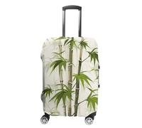 RLDOBOFE Green Nature Plant Baggage Cover for Travel, Washable Suitcase Covers for Home, Dustproof Luggage Protector Skins with Zippers, Protector Anti Scratch, Luggage Covers, white, M, Luggage Case