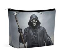 RLDOBOFE Grim-Reaper Makeup Bag Cosmetic Bags Toiletry Bag