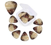 RLDOBOFE Inspirational Quotes Print Guitar Picks 12 Pack Guitar Plectrums with Storage Box Bass Picks For Acoustic Guitar Bass Electric Ukulele Includes 0.46mm, 0.71mm, 0.96mm