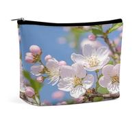 RLDOBOFE Japanese Cherry Blossom Makeup Bag Cosmetic Bags Toiletry Bag