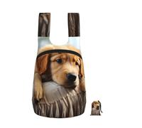RLDOBOFE Lazy dog puppy Backpack - Lightweight 16L Foldable Hiking Daypack Packable Back Pack Travel Bag Zipper