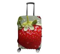 RLDOBOFE Lovely Strawberry Baggage Cover for Travel, Washable Suitcase Covers for Home, Dustproof Luggage Protector Skins with Zippers, Protector Anti Scratch, Luggage Covers, white, XL, Luggage Case