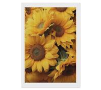 RLDOBOFE Many Sunflowers Diamond Painting Kit for Adults Square 5D Diamond Art Kits for Beginners DIY Full Drill Diamonds Dots Painting Gem Arts Crafts Home Wall Decor Gift 8"x12"