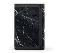 RLDOBOFE Marble Background Trifold Wallet Minimalist Mens Wallet with Key Hook 8 Card Slots Modern Stylish Polyester Security Wallets Fashion Slim Credit Card Holder Id Window