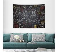 RLDOBOFE Mathematics And Physics Tapestry Wall Hanging Print Tapestry Home Decoration Funny Flag Tapestries Personalized Backdrop Art Poster for Men Women Bedroom Living Room Dorm 30"x40"
