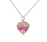 RLDOBOFE Music Symbols Love Cremation Jewelry for Ashes Heart Urn Necklaces Personalized Memorial Necklace Dog Cat Keepsake Pendant Custom Small Locket Ash Holder for Women Men