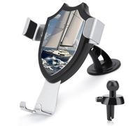RLDOBOFE Nautical Sailboat Car Phone Holder, Phone Holder Mount for Car Windshield Dashboard & Straight Air Vent, Universal Hands Free Automobile Cell Phone Holders for 4-6 Inch Smartphones