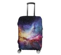 RLDOBOFE Nebula And Galaxy in The Universe Baggage Cover for Travel, Washable Suitcase Covers for Home, Dustproof Luggage Protector Skins with Zippers, Protector Anti Scratch, Luggage Covers, white