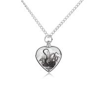RLDOBOFE Octopus And Ship Cremation Jewelry for Ashes Heart Urn Necklaces Personalized Memorial Necklace Dog Cat Keepsake Pendant Custom Small Locket Ash Holder for Women Men