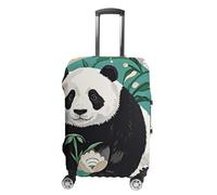 RLDOBOFE Panda Black And White Travel Luggage Cover Anti Scratch Suitcase Protector Washable Elastic Baggage Cover, white, L, Stylish