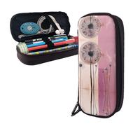 RLDOBOFE Pencil Case Large Capacity Pencil Pouch Aesthetic Pen Bag Office Stationery Organizer Leather Pen Holder Artistic Plants Makeup Bags Pencil Case Box for Men Women Work Office