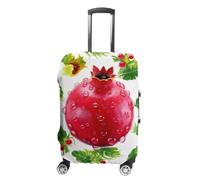 RLDOBOFE Red Fruit Travel Luggage Cover Anti Scratch Suitcase Protector Washable Elastic Baggage Cover, white, L, Stylish