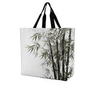 RLDOBOFE Reusable Grocery Bags, Foldable Shopping Bag with Strong Handles, Large Capacity Asian Tote Bags for Travel, Waterproof Shoulder Bag for Work, Beach, Picnic, Bulk Gifts