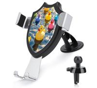 RLDOBOFE Rubber Ducks Car Phone Holder, Phone Holder Mount for Car Windshield Dashboard & Straight Air Vent, Universal Hands Free Automobile Cell Phone Holders for 4-6 Inch Smartphones