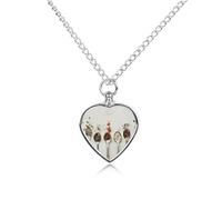 RLDOBOFE Set of Spoons Cremation Jewelry for Ashes Heart Urn Necklaces Personalized Memorial Necklace Dog Cat Keepsake Pendant Custom Small Locket Ash Holder for Women Men