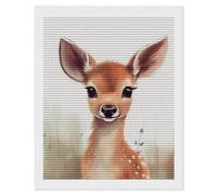 RLDOBOFE Sika Deer Diamond Painting Kit for Adults Round 5d Diamond Art Kits for Beginners DIY Full Drill Diamonds Dots Painting Gem Arts Crafts Home Wall Decor Gift 16"x20"