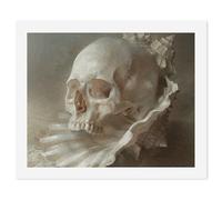 RLDOBOFE Skulls and Shells Paint by Numbers Kit for Adult Beginner DIY Acrylic Watercolor Oil Painting by Numbers on Canvas Personalized Easy Paint for Home Wall Decor Skulls and Shells