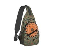 RLDOBOFE Sling Bag for Women Men Crossbody Shoulder Bag Boho Chest Bag Small Sling Backpack Daypack Fanny Packs