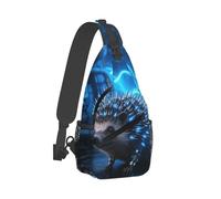 RLDOBOFE Sling Bag for Women Men Crossbody Shoulder Bag Hedgehog Chest Bag Small Sling Backpack Daypack Fanny Packs