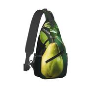 RLDOBOFE Sling Bag for Women Men Crossbody Shoulder Bag Pears on the Tree Chest Bag Small Sling Backpack Daypack Fanny Packs