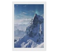 RLDOBOFE Snow Mountain Diamond Painting Kit for Adults Square 5D Diamond Art Kits for Beginners DIY Full Drill Diamonds Dots Painting Gem Arts Crafts Home Wall Decor Gift 8"x12"