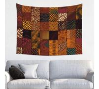 RLDOBOFE Tapestry Wall Tapestry for Living Room African Style Patchwork Wall Hanging Soft Tapestries Wall Decoration for Bedroom Fashion Decor Tapestries Aesthetic Decor Tapestry (29 x 37 in)