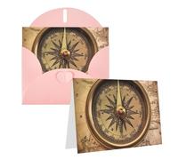RLDOBOFE Thinkingofyoucardwithenvelopeslaw Of The Compass Navigation4x6weddingthankyoucards