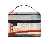 RLDOBOFE Toiletry Bag for Women Men Dopp Kit Travel Makeup Bag Make Up Organizers Cosmetic Bag Grand canal in Italy Hanging Toiletry Bag Shaving Bag with Large Capacity for Travel, Golden Gate Bridge,
