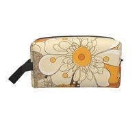 RLDOBOFE Toiletry Bag for Women Men Dopp Kit Travel Makeup Bag Make Up Organizers Cosmetic Bag Moth Hanging Toiletry Bag Shaving Bag with Large Capacity for Travel, Polka Dots With Flowers, One Size