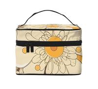 RLDOBOFE Toiletry Bag for Women Men Dopp Kit Travel Makeup Bag Make Up Organizers Cosmetic Bag Moth Hanging Toiletry Bag Shaving Bag with Large Capacity for Travel, Polka Dots With Flowers, One Size