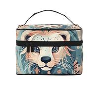 RLDOBOFE Toiletry Bag for Women Men Dopp Kit Travel Makeup Bag Make Up Organizers Cosmetic Bag The Lion Has Long Hair Hanging Toiletry Bag Shaving Bag with Large Capacity for Travel, The Lion Has Long