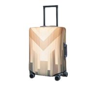 RLDOBOFE Travel Luggage Cover for Suitcase Elastic Suitcase Protector Abstract Geometric Suitcase Covers Washable Suitcase Protective Cover Dust-proof Luggage Covers Fit 18-32 Inch Luggage, Black, L