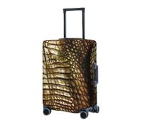 RLDOBOFE Travel Luggage Cover for Suitcase Elastic Suitcase Protector African crocodile Suitcase Covers Washable Suitcase Protective Cover Dust-proof Luggage Covers Fit 18-32 Inch Luggage, Black,