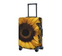 RLDOBOFE Travel Luggage Cover for Suitcase Elastic Suitcase Protector butterfly and sunflower Suitcase Covers Washable Suitcase Protective Cover Dust-proof Luggage Covers Fit 18-32 Inch Luggage,