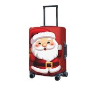 RLDOBOFE Travel Luggage Cover for Suitcase Elastic Suitcase Protector Cartoon Santa Claus Suitcase Covers Washable Suitcase Protective Cover Dust-proof Luggage Covers Fit 18-32 Inch Luggage, Black,